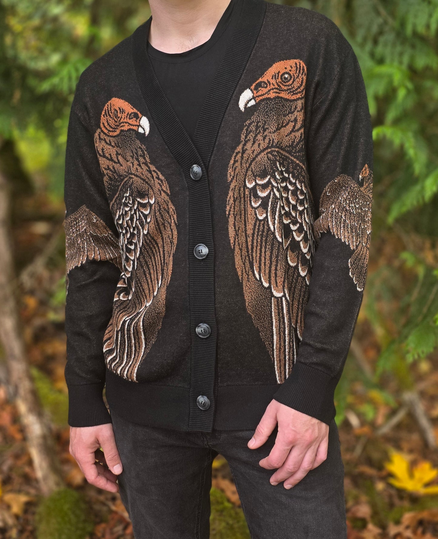 Turkey Vulture Cardigan