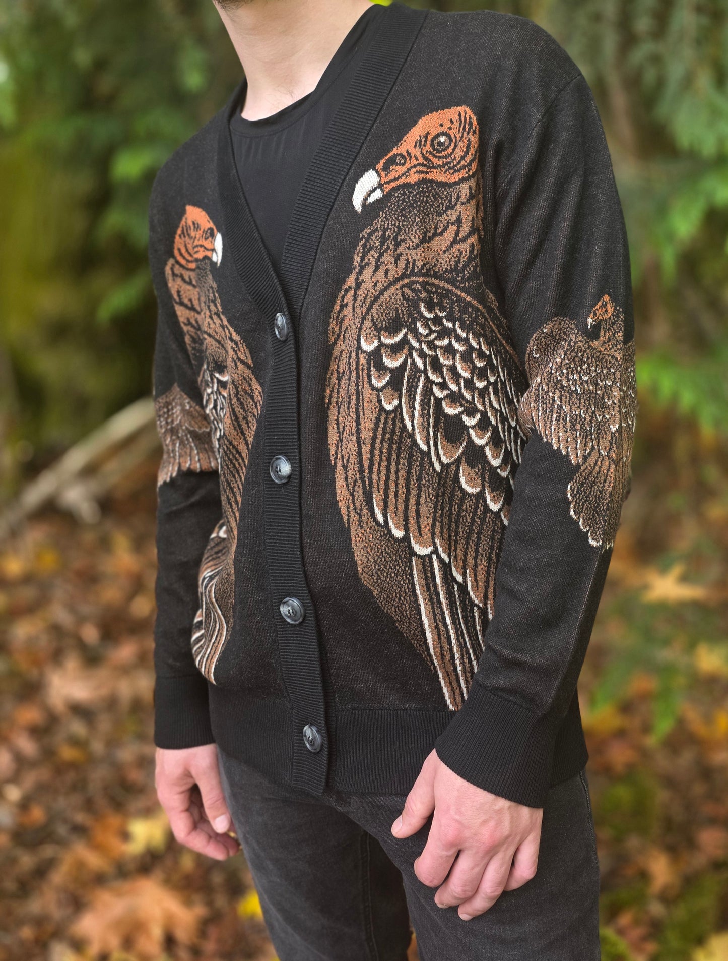 Turkey Vulture Cardigan
