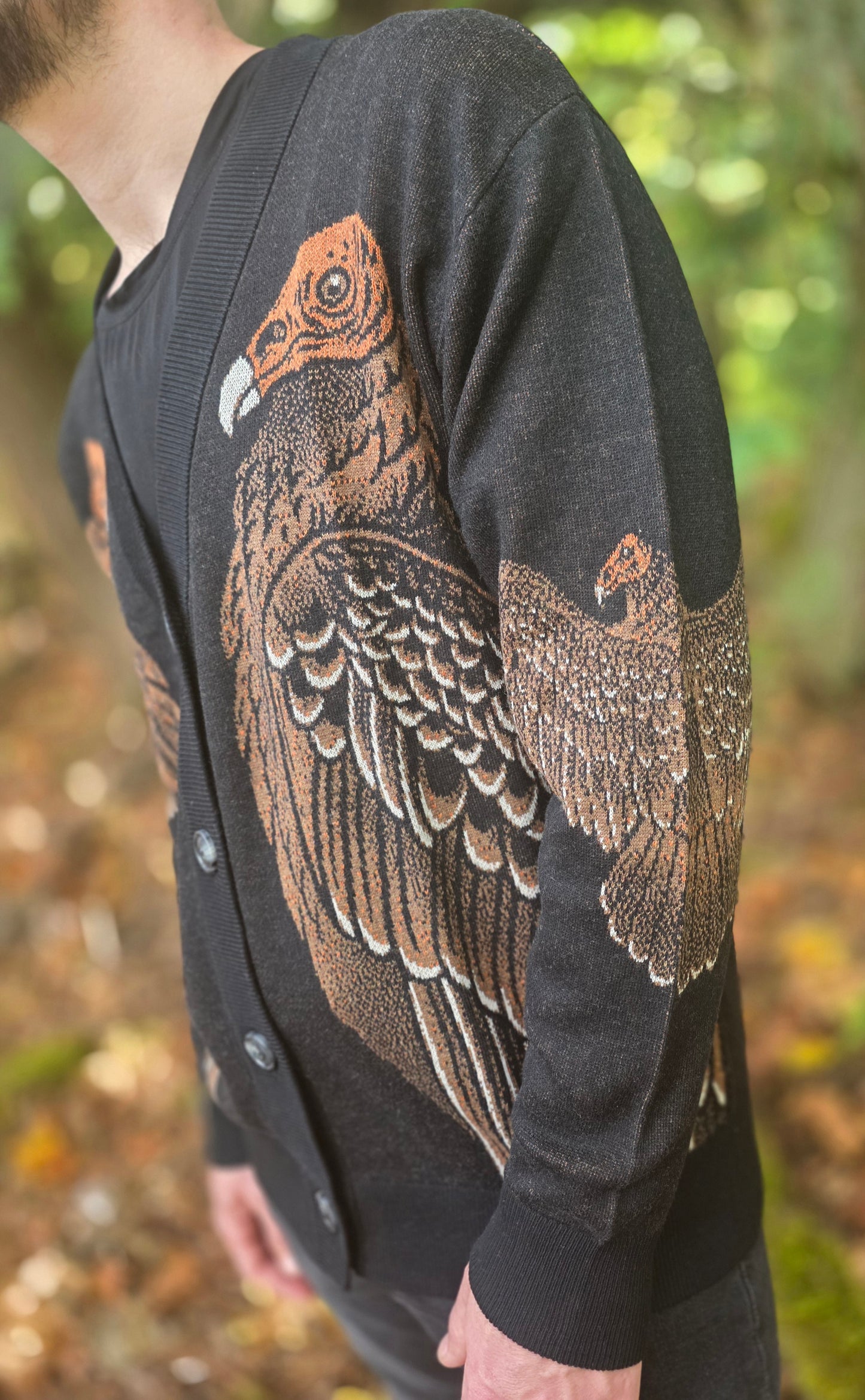 Turkey Vulture Cardigan