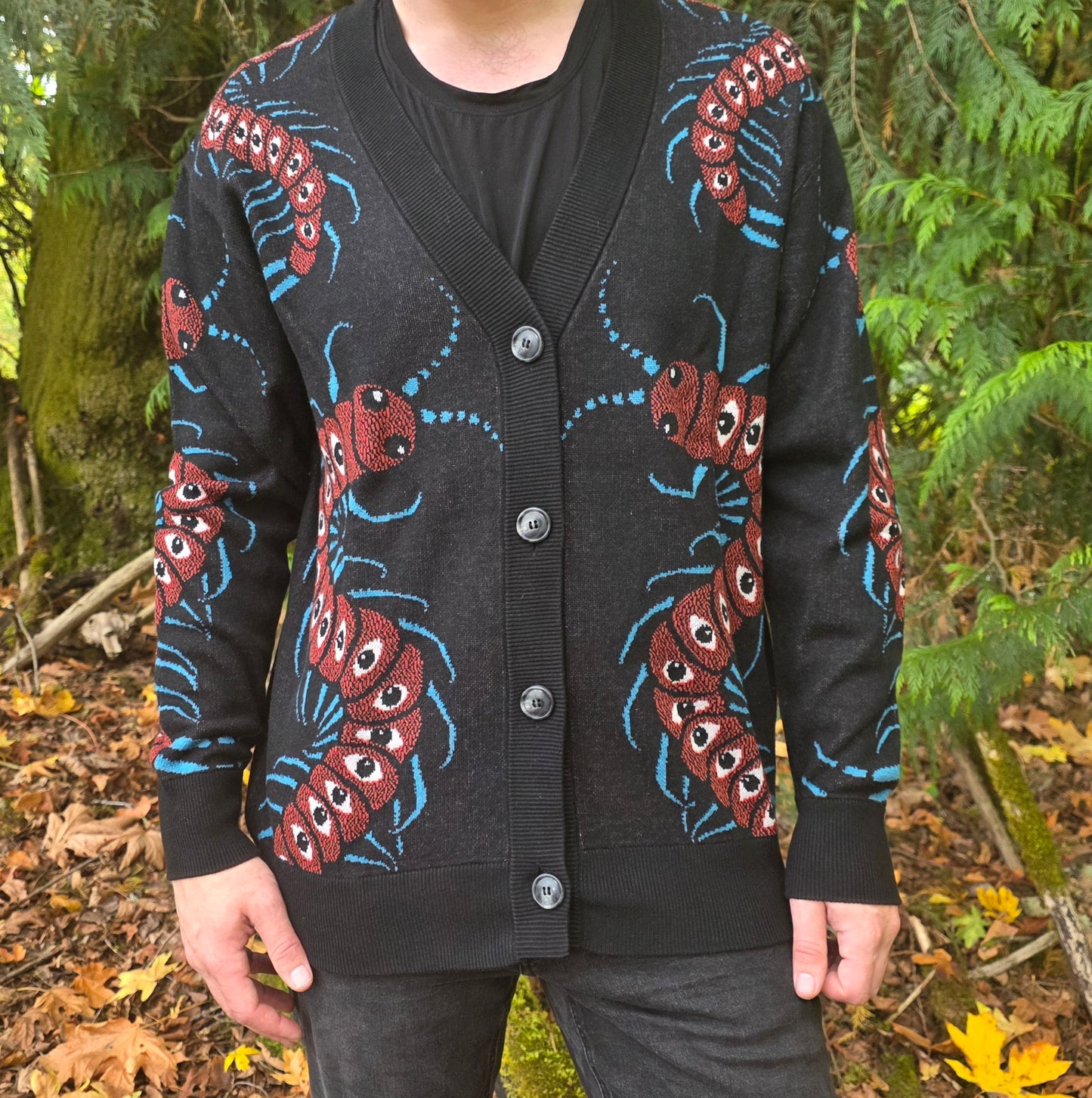Cent-eye-pede Cardigan