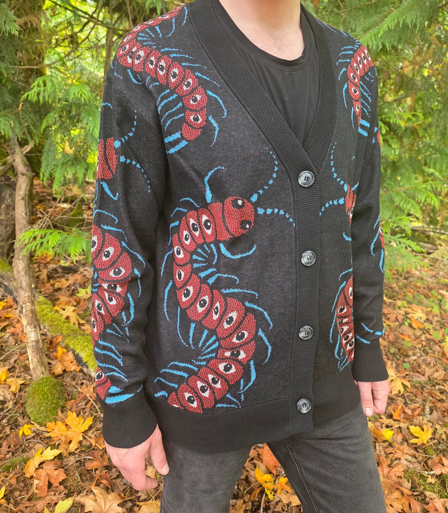 Cent-eye-pede Cardigan
