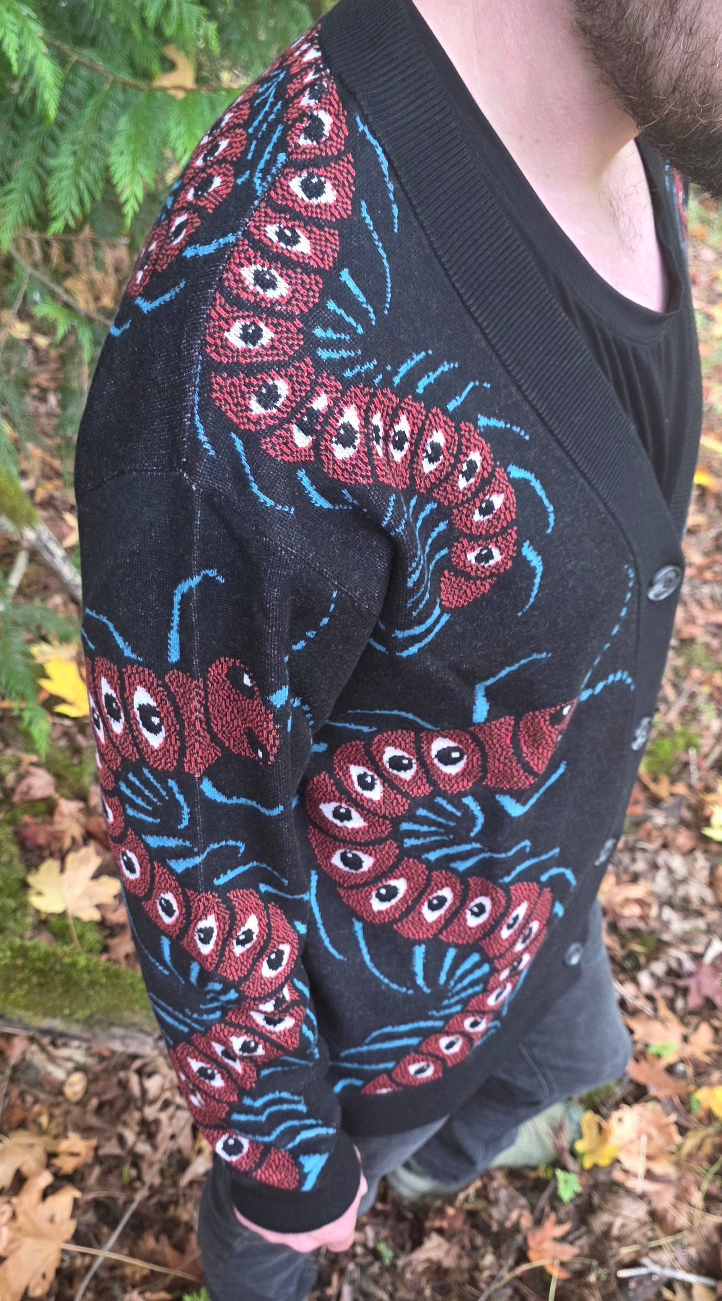 Cent-eye-pede Cardigan