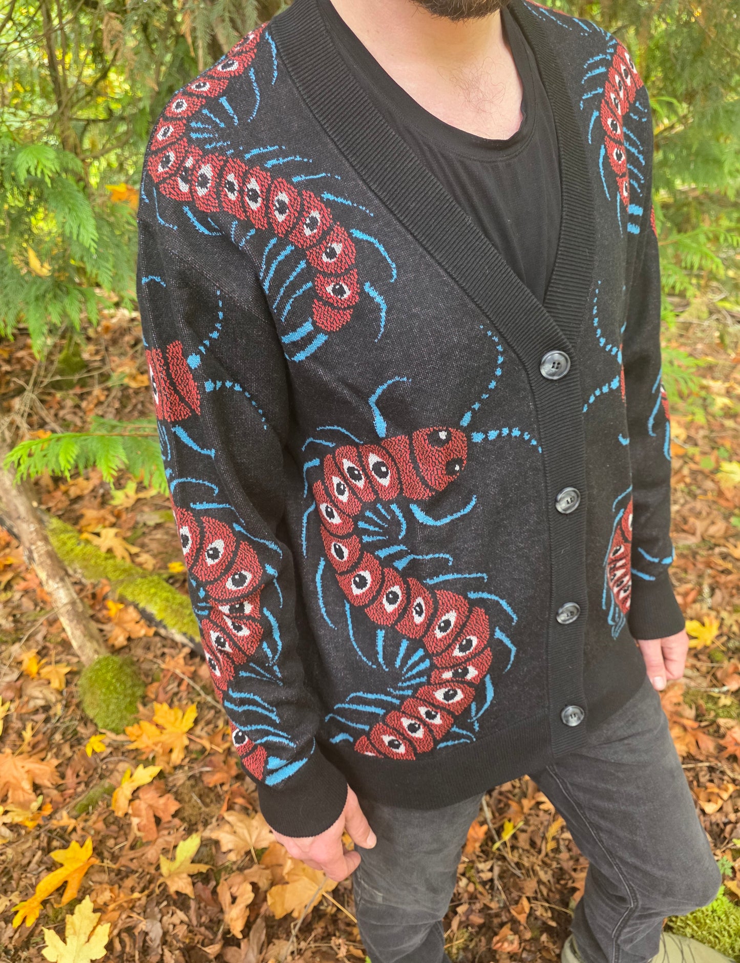 Cent-eye-pede Cardigan