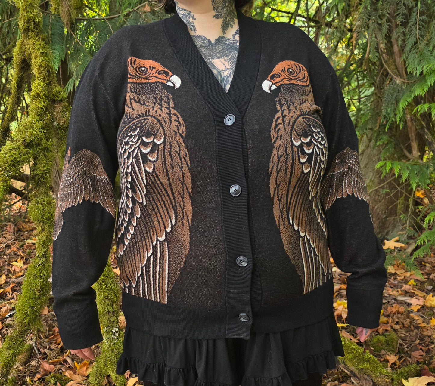 Turkey Vulture Cardigan