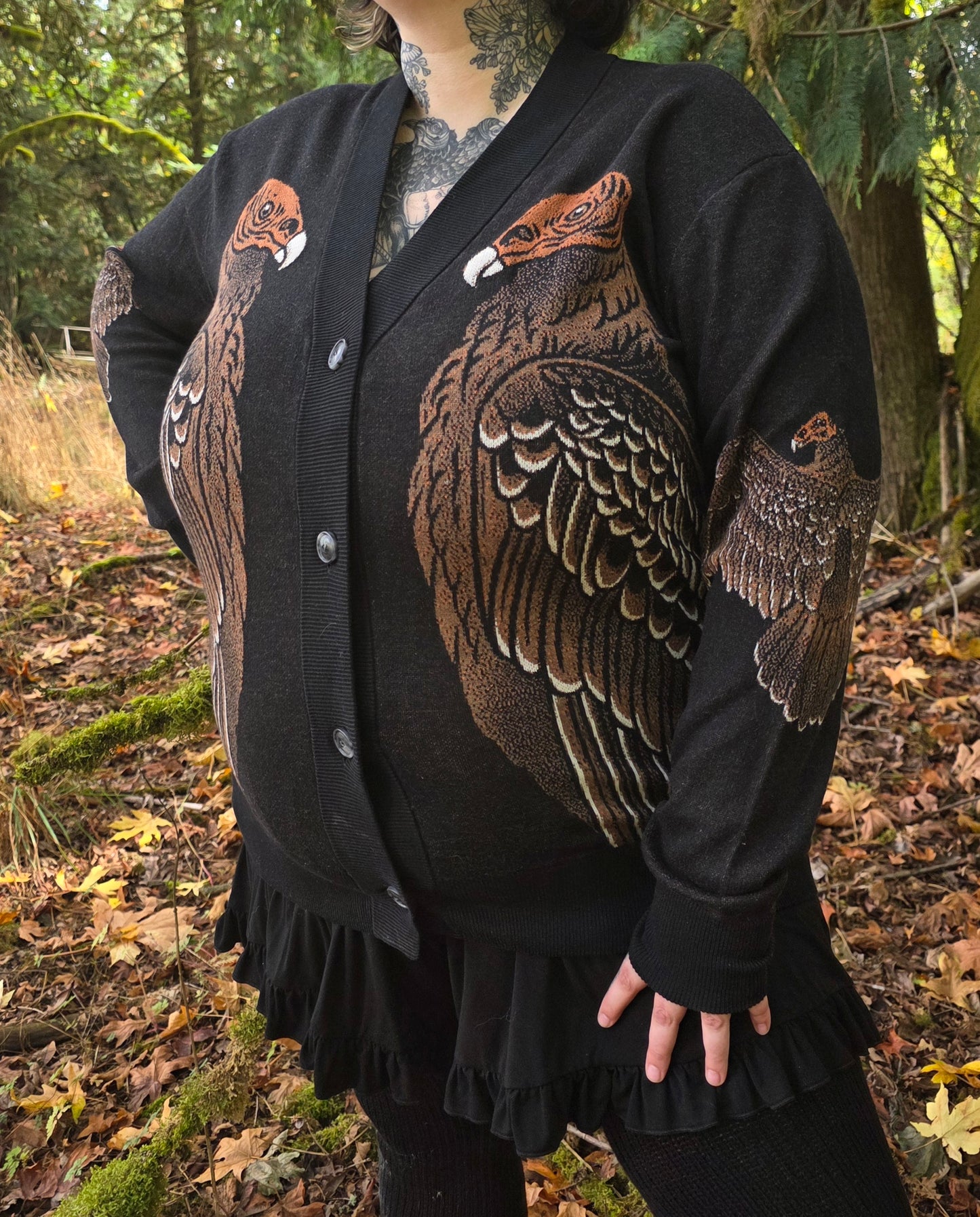 Turkey Vulture Cardigan