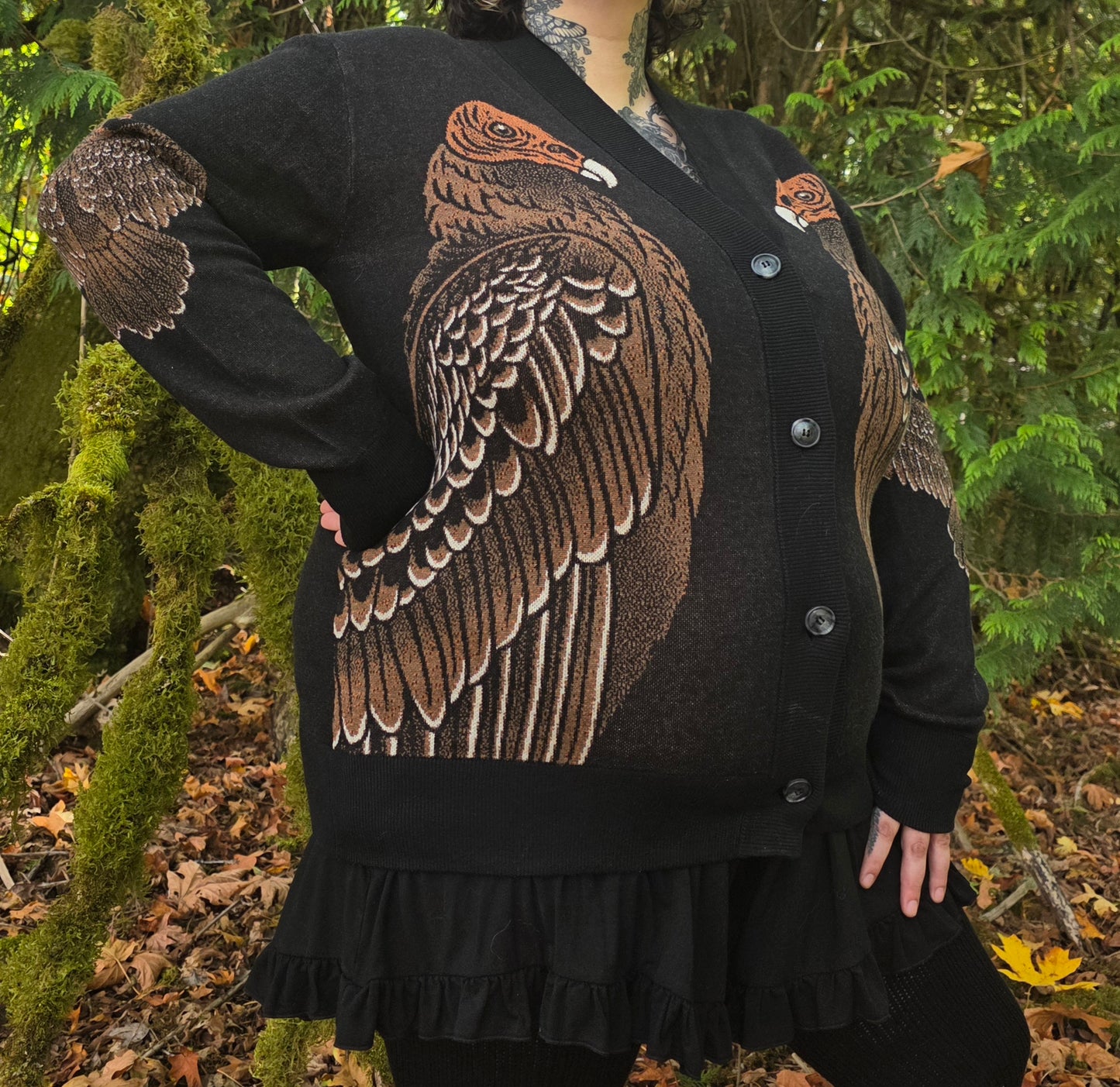 Turkey Vulture Cardigan