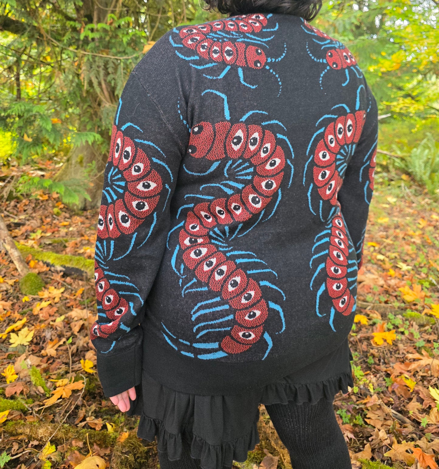 Cent-eye-pede Cardigan