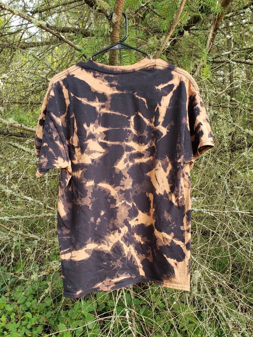Goliath Beetle Bleach Printed Reverse Tie Dyed T-shirt *Made-to-Order sizes XS-10XL*