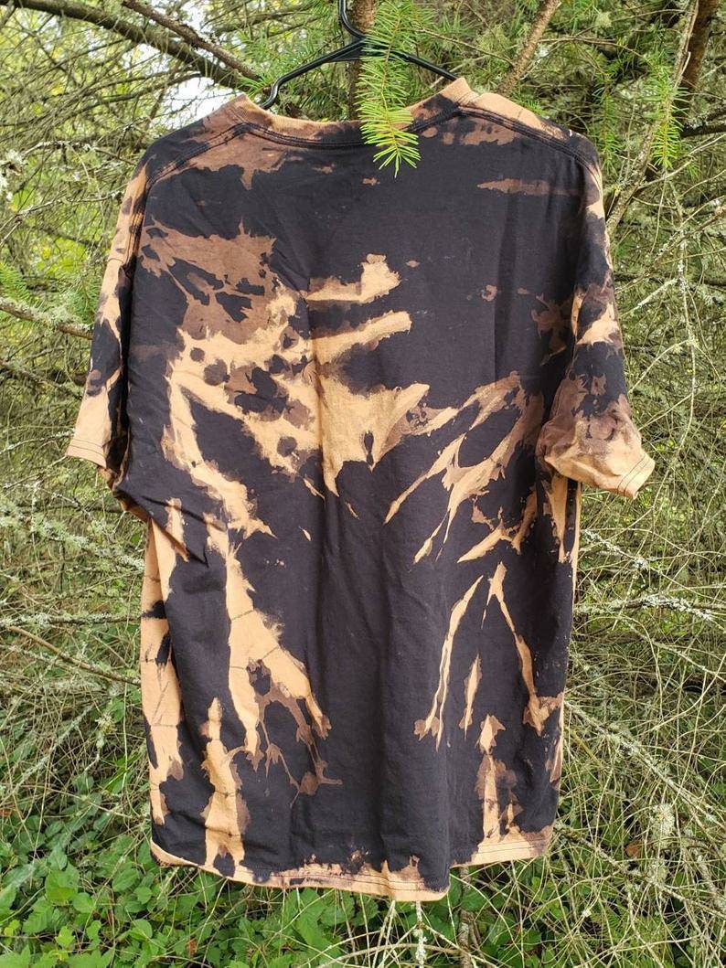 Goliath Beetle Bleach Printed Reverse Tie Dyed T-shirt *Made-to-Order sizes XS-10XL*