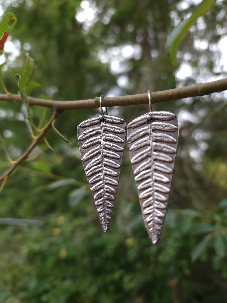 Fern Earrings *Made-To-Order* Silver