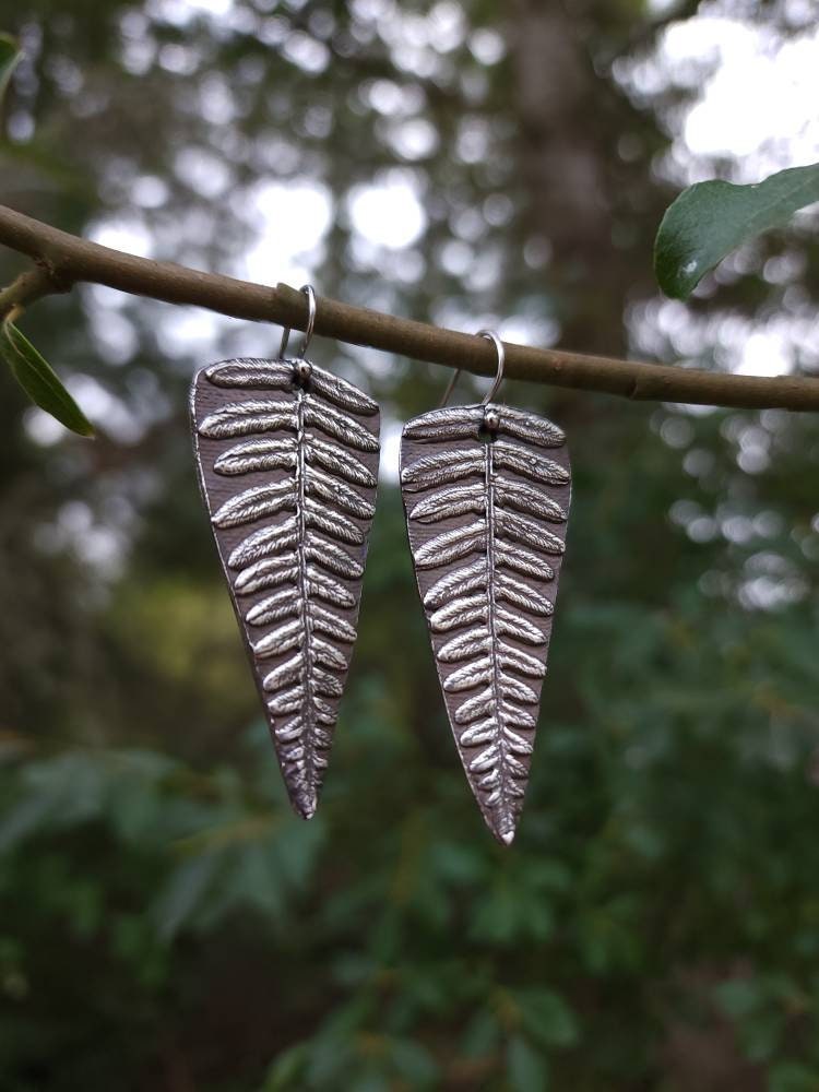 Fern Earrings *Made-To-Order* Silver