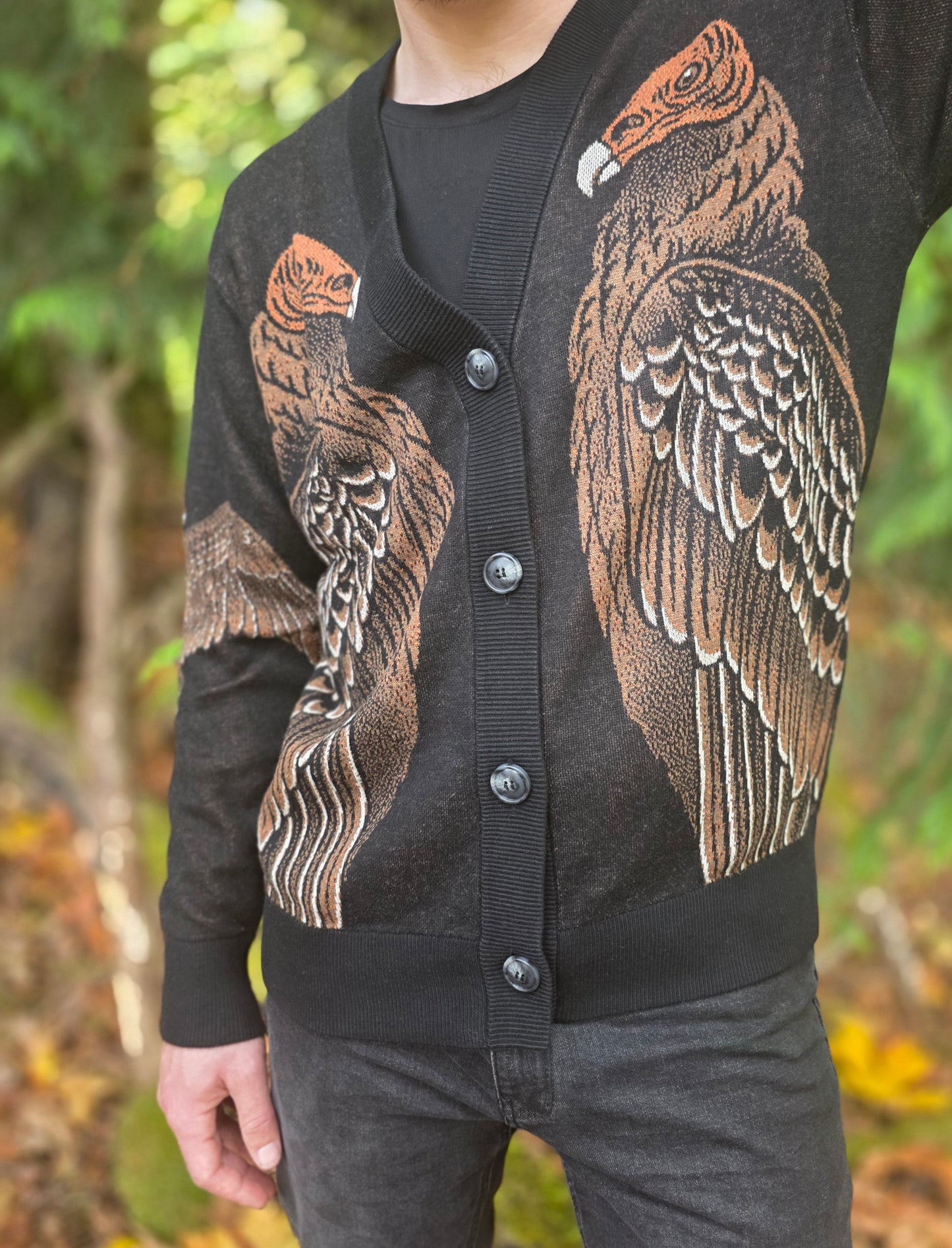 Turkey Vulture Cardigan