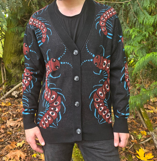 Cent-eye-pede Cardigan