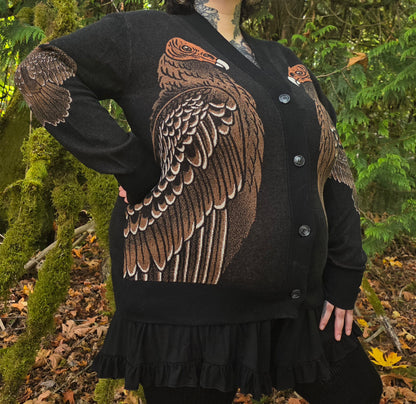 Turkey Vulture Cardigan