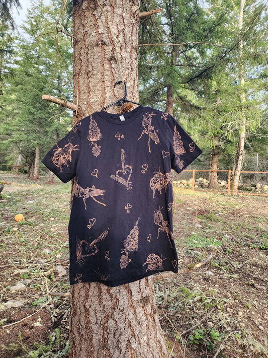 Love Bugs T Shirt (Black)