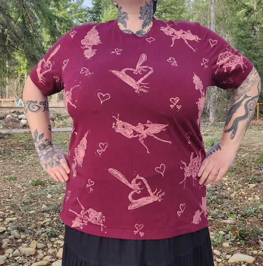 Love Bugs T Shirt (Red)