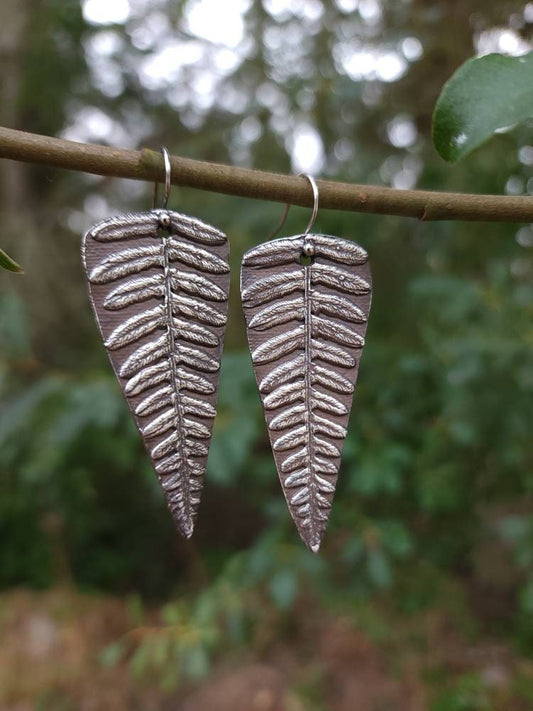Fern Earrings *Made-To-Order* Silver