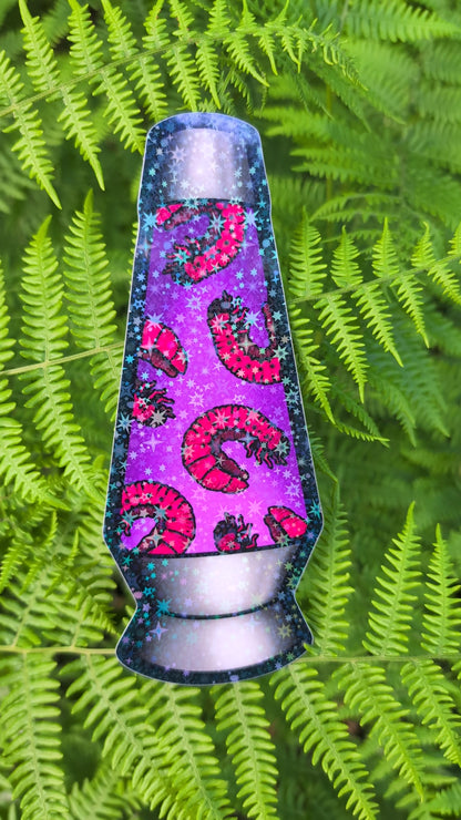 Larvae Lamp Sticker