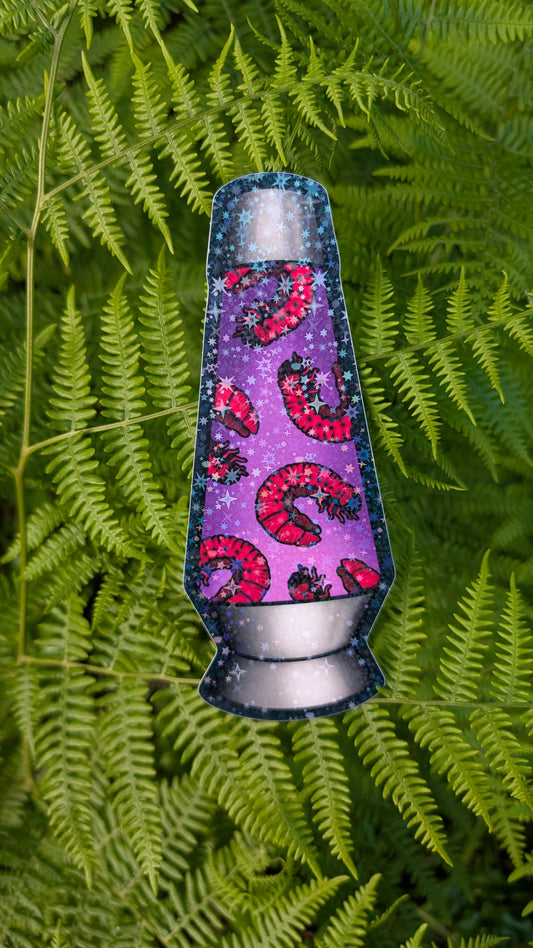 Larvae Lamp Sticker